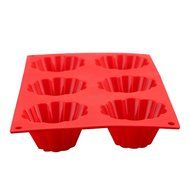 TFDSY 6 Cavity Silicone Non Stick Cake Bread Mold Chocolate Cupcake Muffin Baking Pan Mould Tray N3