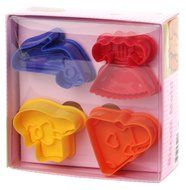 Home Value Fashionable 4-piece Clothing Cookie Cutter Set (COOKIECUTCKA02) N6