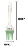 Silicone Pastry Brush Green By Big Bang Cooking - the Perfect Baster or Basting Olive Oil, Butter, BBQ Sauce,... N3