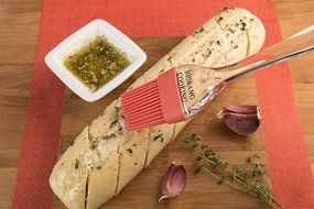 Silicone Pastry Brush Green By Big Bang Cooking - the Perfect Baster or Basting Olive Oil, Butter, BBQ Sauce,... N6