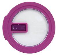 Pyrex 7201-NLC Round Pink 4 Cup Vented No-Leak Lid replaces 7201-PC (4 Pack) N2