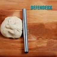 Stainless Steel Rolling Pin -The DefenderX Professional Straight Rod Style Non-Stick Metal Construction, Perfect... N4