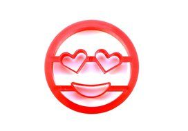 Heart Eyes Emoji Cookie Cutter