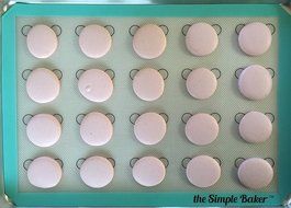 Simple Baker Premium Silicone Baking Mat for Macarons - Half Sheet Size - Reusable Non-stick Surface (Blue) N6