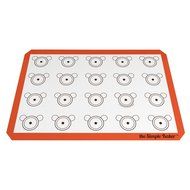 Simple Baker Premium Silicone Baking Mat for Macarons - Half Sheet Size - Reusable Non-stick Surface (Blue) N13