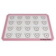 Simple Baker Premium Silicone Baking Mat for Macarons - Half Sheet Size - Reusable Non-stick Surface (Blue) N18
