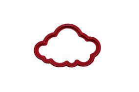 3.5 Inch Cloud Cookie Cutter N2