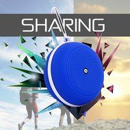 FULiYEAR Portable Bluetooth Speakers Mini for Camping Hiking Climbing Outdoor Sports - Blue N4
