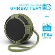 Merkury Innovations Xplorer 5W Rugged Wireless Bluetooth Speaker. Built-in Speakerphone, Playback &amp; Volume Controls... N13