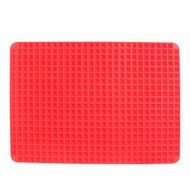 Creazy Pyramid Pan Non Stick Fat Reducing Silicone Cooking Mat Oven Baking Tray Sheets N4