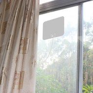 1byone 50 Miles Amplified HDTV Antenna with USB Power Supply and 20 Feet Coaxial Cable - White/Black N21
