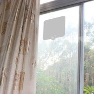 1byone 50 Miles Amplified HDTV Antenna with USB Power Supply and 20 Feet Coaxial Cable - White/Black N27