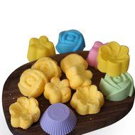 MIREN 48 Pack Reusable Mini Silicone Baking Cups Cupcake N4