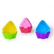 MIREN Reusable and Non-stick Silicone Baking Cups / Cupcake Liners/Muffins Cup Molds in storage Container-24 Pack... N8