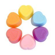 MIREN Reusable and Non-stick Silicone Baking Cups / Cupcake Liners/Muffins Cup Molds in storage Container-24 Pack... N13