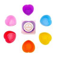 MIREN Reusable and Non-stick Silicone Baking Cups / Cupcake Liners/Muffins Cup Molds in storage Container-24 Pack... N14
