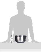 Winco Stainless Steel Mixing Bowls with Non-Slip Silicone Base, 1-1/2, 3, 5 and 8-Quart, Set of 4 N5