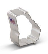 Ann Clark Georgia Cookie Cutter - 3 Inches - Tin Plated Steel
