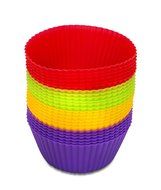 Internet&#039;s Best Silicone Large Baking Cups | 24 Pack | Reusable Cupcake Liner | Non-Stick Heat Resistant Muffin...