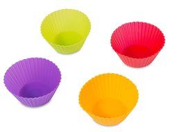 Internet&#039;s Best Silicone Large Baking Cups | 24 Pack | Reusable Cupcake Liner | Non-Stick Heat Resistant Muffin... N7
