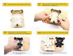 Cute Bear Sandwich Cutter for Kids - High Quality Stainless Steel Food Cutter &amp; Sealer - Fun &amp; Exciting Meals... N7