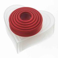 Cuisipro Snap Fit Cookie Cutters Set of 5, Round Shapes N10