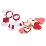 Cuisipro Snap Fit Cookie Cutters Set of 5, Round Shapes N11