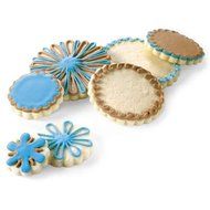 Cuisipro Snap Fit Cookie Cutters Set of 5, Round Shapes N15