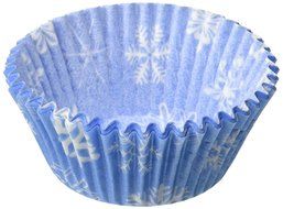 Oasis Supply Baking Cups, Standard, 50-Count, Snowflake