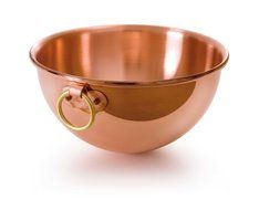 Mauviel Made In France M&#039;Passion 2191.26 Copper 10-Inch/4.6L/4.9-Quart Egg White Bowl with Ring