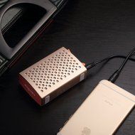 Bluetooth Speaker, COMISO [Halo Audio][Gold] - [Luxury Aluminum] Bluetooth 4.0 Ultra Portable Speaker, [WaterProof... N6