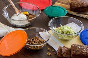 Pyrex 8 Piece Smart Essentials Bowl Set, Clear N5