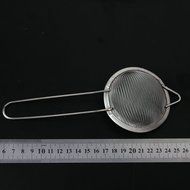TOOGOO(R) Stainless Steel Double Layer Mesh Flour Sifter with Handle N2