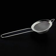 TOOGOO(R) Stainless Steel Double Layer Mesh Flour Sifter with Handle N4
