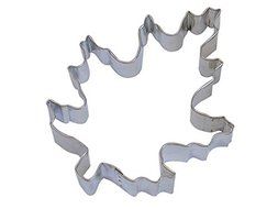 R&amp;M Oak Leaf 5&quot; Cookie Cutter in Durable, Economical, Tinplated Steel