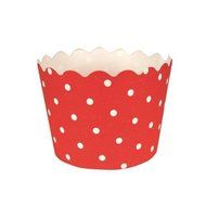 Classic Red Polka Dot Cake/Muffin Baking Cups x 24