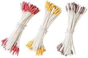 Wilton Lily Stamens, 2.3-Inch, Pink, Yellow and Brown, 30-Pack