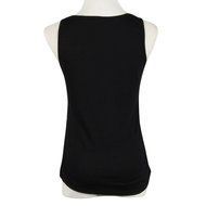 AIMTOPPY New Sexy Women Sun Printed Blouse Sleeveless Vest Tee Shirt Blouse Casual Tank Tops (XL, Black) N3