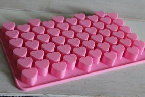 DIY Silicone Mould Mold Ice Cube Tray Chocolate Cake Cookie Muffin Make Molds : Multiple Heart