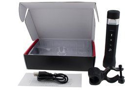 BPULS Waterproof Portable Bluetooth Speaker Rechargeable LED Flashlight Torch MP3 Player FM Radio with Bicycle... N7