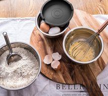 Top Rated Bellemain Stainless Steel Non-Slip Mixing Bowls with Lids, 4 Piece Set Includes 1 Qt., 1.5 Qt., 3 Qt... N4