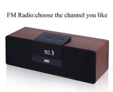 August SE50 Bluetooth BoomBox Speaker with FM Radio for iPhone, Samsung Galaxy, Nokia, HTC, Blackberry, Google... N4