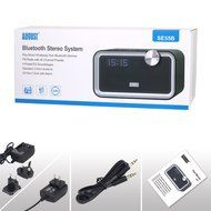 August SE50 Bluetooth BoomBox Speaker with FM Radio for iPhone, Samsung Galaxy, Nokia, HTC, Blackberry, Google... N20