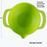 Kitchen Winners 10 Piece Compact Mixing Bowls, Food Prep and Measuring Nesting Set, Multi-Color N3