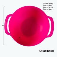 Kitchen Winners 10 Piece Compact Mixing Bowls, Food Prep and Measuring Nesting Set, Multi-Color N6