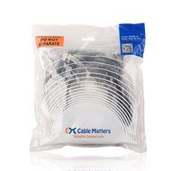 Cable Matters 2-Pack Heavy Duty Computer Monitor Power Cord in 10 Feet (NEMA 5&ndash;15P to IEC C13) N6