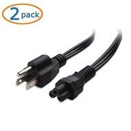 Cable Matters 2-Pack Heavy Duty Computer Monitor Power Cord in 10 Feet (NEMA 5&ndash;15P to IEC C13) N38