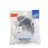 Cable Matters 2-Pack Heavy Duty Computer Monitor Power Cord in 10 Feet (NEMA 5&ndash;15P to IEC C13) N50
