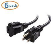 Cable Matters 2-Pack Heavy Duty Computer Monitor Power Cord in 10 Feet (NEMA 5&ndash;15P to IEC C13) N89