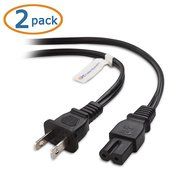 Cable Matters 2-Pack Heavy Duty Computer Monitor Power Cord in 10 Feet (NEMA 5&ndash;15P to IEC C13) N99
